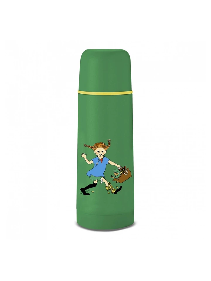 Vacuum Bottle Pippi Longstocking Green