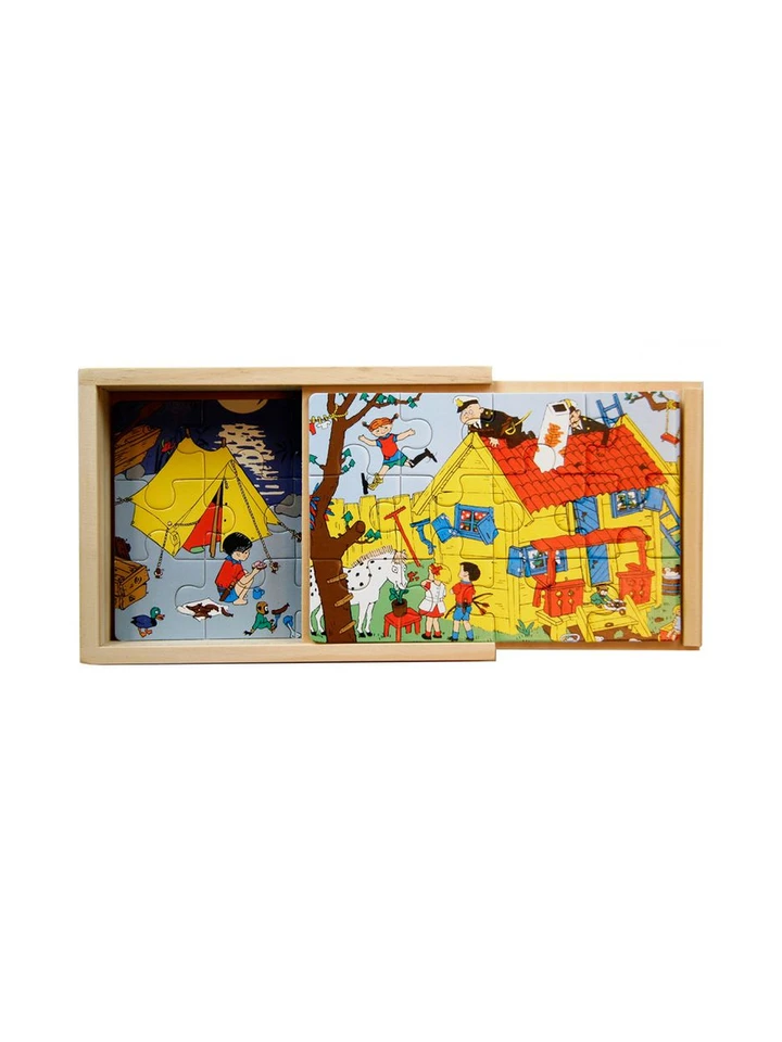 Puzzle Pippi Langstrumpf 4er-Packung