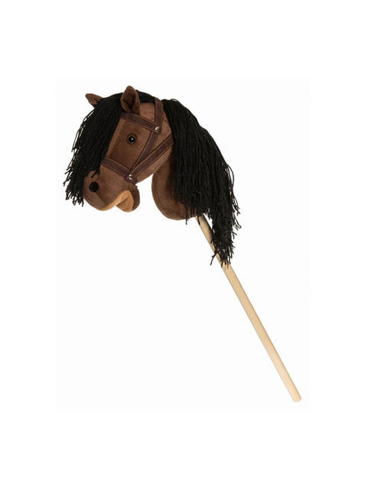 Stick horse with reins