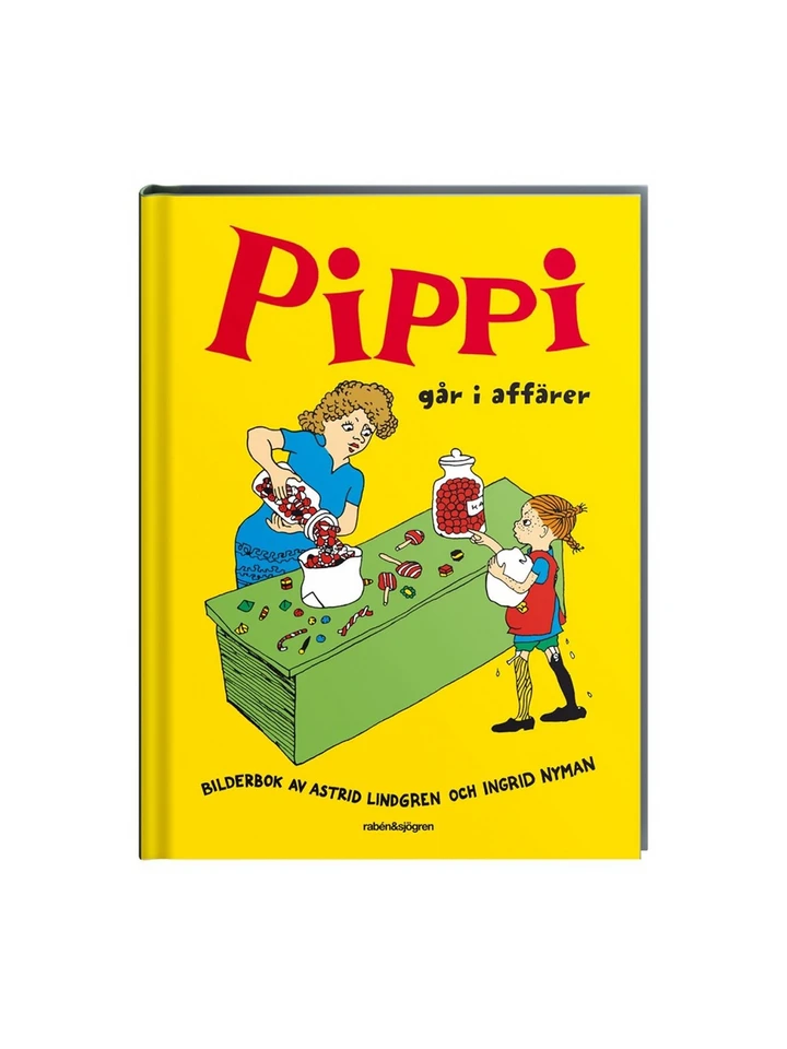 Bilderbuch Pippi geht einkaufen (Schwedisch)