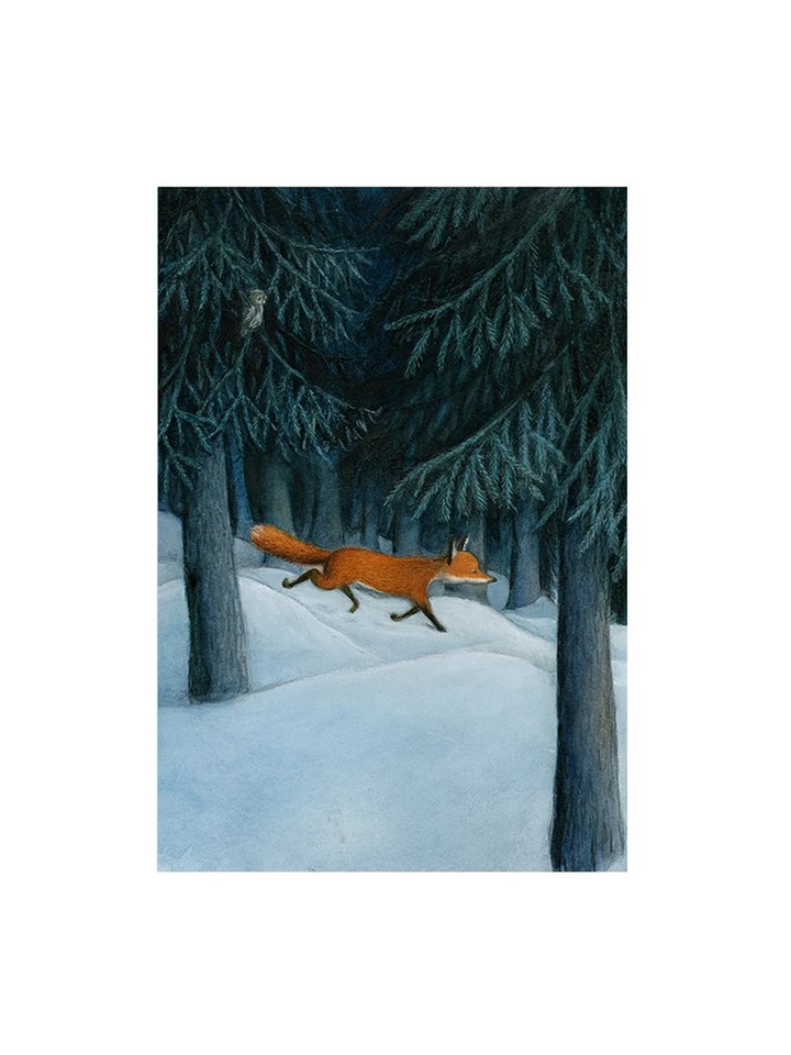 Schreibheft DIN A5, „Tomte und der Fuchs“ – Im Wald